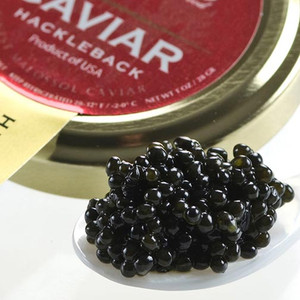 American Hackleback Caviar - Malossol - 9 oz Tin American Hackleback Caviar - Malossol - 9 oz Tin