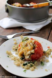 Quinoa and Spinach Stuffed Tomatoes Quinoa and Spinach Stuffed Tomatoes