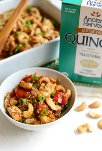 Cashew Chicken Quinoa Bake Cashew Chicken Quinoa Bake