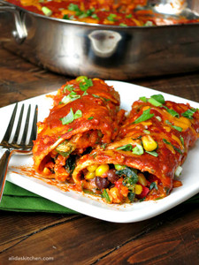 Cheesy Vegetable Enchiladas Cheesy Vegetable Enchiladas