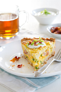 Potato Ham Egg and Cheese Quiche Potato Ham Egg and Cheese Quiche