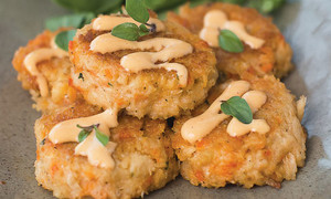 Crab Cakes - 40 pieces per tray Crab Cakes - 40 pieces per tray