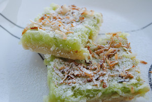 Key Lime Coconut Bars - One Dozen Key Lime Coconut Bars - One Dozen