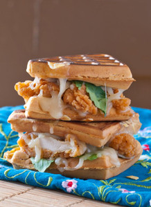 Chicken and Waffle Grilled Cheese Chicken and Waffle Grilled Cheese