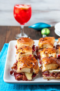 Bacon, Brie and Cranberry Sliders Bacon, Brie and Cranberry Sliders