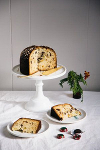 Chocolate Covered Panettone with Pistachio by Falanga Chocolate Covered Panettone with Pistachio by Falanga