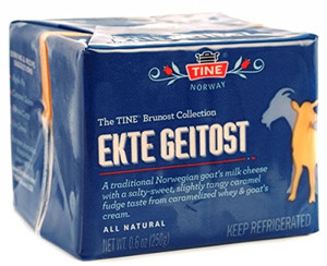 Ekte Gjetost (Norwegian Brown Cheese) - 250 grams - Brunost Ekte Gjetost (Norwegian Brown Cheese) - 250 grams - Brunost