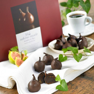 Rabitos - Chocolate Covered Figs With Truffle Liqueur- 16 piece box Rabitos - Chocolate Covered Figs With Truffle Liqueur- 16 piece box