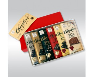 6 Bars of Chocolove xoxox Solid Chocolate Taster Gift Box 6 Bars of Chocolove xoxox Solid Chocolate Taster Gift Box