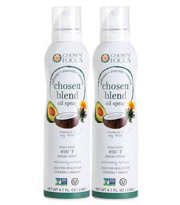 CHOSEN FOODS CHOSEN BLEND COOKING OIL SPRAY 4.7 OZ 2 PACK CHOSEN FOODS CHOSEN BLEND COOKING OIL SPRAY 4.7 OZ 2 PACK