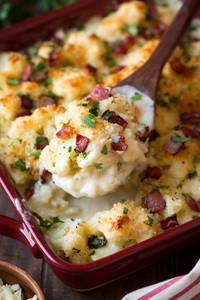 White Cheddar Cauliflower Gratin White Cheddar Cauliflower Gratin