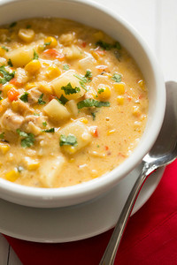 CHIPOTLE CHICKEN AND CORN CHOWDER CHIPOTLE CHICKEN AND CORN CHOWDER