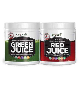 ORGANIFI GREEN JUICE PLUS RED JUICE BUNDLE ORGANIFI GREEN JUICE PLUS RED JUICE BUNDLE