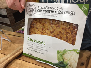 Cali'flour Foods Gluten Free, Low Carb Cauliflower Spicy Jalapeno Pizza Crusts - 3 Boxes - (6 Total Crusts, 2 Per Box Cali'flour Foods Gluten Free, Low Carb Cauliflower Spicy Jalapeno Pizza Crusts - 3 Boxes - (6 Total Crusts, 2 Per Box