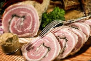 Rullepølse pressed loaf - 1 lb - Veal or Pork Rullepølse pressed loaf - 1 lb - Veal or Pork