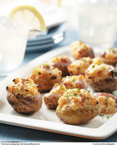 Stuffed Potato Bites With Bacon - 40 pieces per tray Stuffed Potato Bites With Bacon - 40 pieces per tray