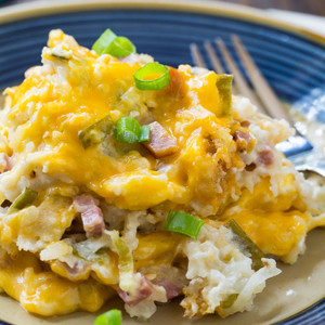 Cheesy Ham & Cheese Hashbrown Casserole - 2 of 1 1/2 lbs each Cheesy Ham & Cheese Hashbrown Casserole - 2 of 1 1/2 lbs each
