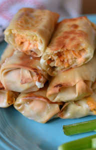 Buffalo Chicken Spring Rolls - 40 pieces per tray Buffalo Chicken Spring Rolls - 40 pieces per tray