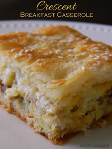 Crescent Breakfast Casserole Crescent Breakfast Casserole