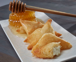 Goat Cheese & Honey Phyllo Triangle - 200 pieces Goat Cheese & Honey Phyllo Triangle - 200 pieces