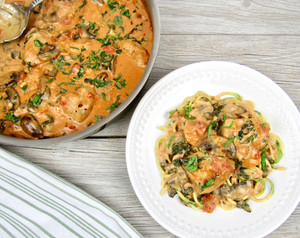 Low Carb/ Keto Tuscan Chicken (GF) Low Carb/ Keto Tuscan Chicken (GF)