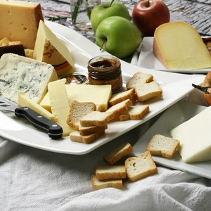 Assortment of Eclectic International Cheeses Assortment of Eclectic International Cheeses