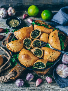 Spinach & Cheese Large Empanadas - includes 8 Spinach & Cheese Large Empanadas - includes 8