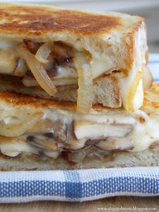 MUSHROOM & CARAMELIZED ONION GRILLED CHEESE MUSHROOM & CARAMELIZED ONION GRILLED CHEESE