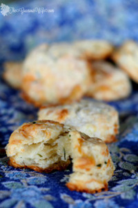 Brie and Chive Biscuits Brie and Chive Biscuits