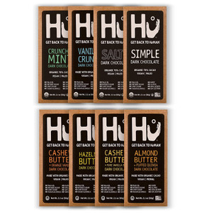Hu Chocolate Bars 8 Pack VARIETY SAMPLER PACK Hu Chocolate Bars 8 Pack VARIETY SAMPLER PACK