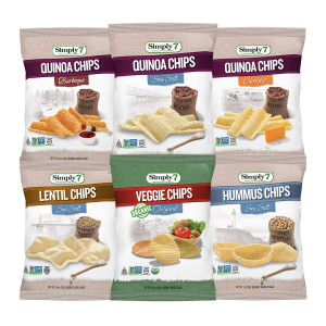 Quinoa Chips, Single Serve Variety Pack, 0.8 Ounce -  Pack of 24 - Gluten Free Quinoa Chips, Single Serve Variety Pack, 0.8 Ounce -  Pack of 24 - Gluten Free