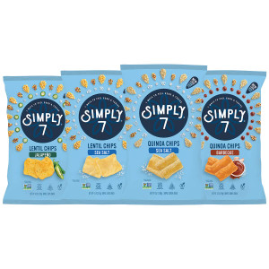 Quinoa Chips and Lentil Chips, Variety Pack 3.5 Ounce - Pack of 4 - Gluten Free Quinoa Chips and Lentil Chips, Variety Pack 3.5 Ounce - Pack of 4 - Gluten Free