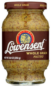 German Mustard Whole Grain - 4 Pack - Lowensenf  German Mustard Whole Grain - 4 Pack - Lowensenf