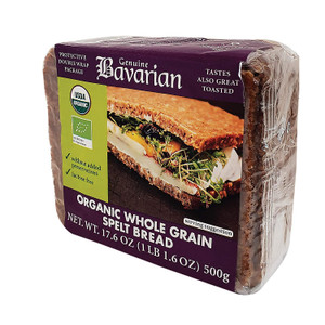 Genuine Bavarian Organic Whole Grain Spelt Bread, 17.6 oz - 6 packs Genuine Bavarian Organic Whole Grain Spelt Bread, 17.6 oz - 6 packs