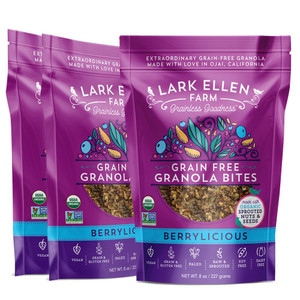 BERRYLICIOUS SPROUTED GRANOLA - 3 Pack - Gluten Free, Grain Free BERRYLICIOUS SPROUTED GRANOLA - 3 Pack - Gluten Free, Grain Free