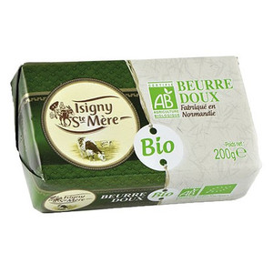 French ISIGNY Organic Butter - Doux No Salt French ISIGNY Organic Butter - Doux No Salt