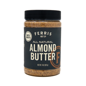 All Natural Almond Butter, GF, V - 14 oz - Ferris Coffee & Nut All Natural Almond Butter, GF, V - 14 oz - Ferris Coffee & Nut