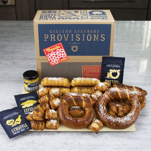 DELICIOUS & DELIGHTFULD THANK YOU GIFT BOX - Artisanal Soft Pretzels, Mustard & Gourmet Flavored Salts DELICIOUS & DELIGHTFULD THANK YOU GIFT BOX - Artisanal Soft Pretzels, Mustard & Gourmet Flavored Salts