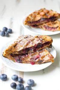 Blueberry Cheesecake Stuffed French Toast Waffles Blueberry Cheesecake Stuffed French Toast Waffles