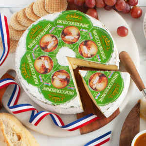 French Brie Cheese Couronne with Chives - 2.2 lb French Brie Cheese Couronne with Chives - 2.2 lb