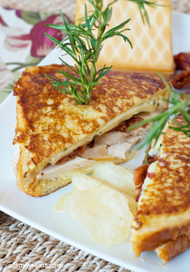Turkey Monte Cristo with Rosemary Aioli Turkey Monte Cristo with Rosemary Aioli