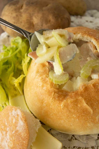 French Petit Boules Bread Bowl - 5 oz - 44 per case French Petit Boules Bread Bowl - 5 oz - 44 per case