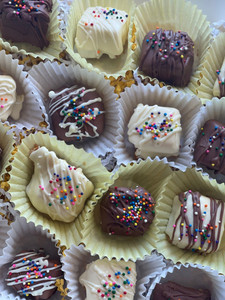 Chocolate Covered Cheesecake Bites - includes 12 Chocolate Covered Cheesecake Bites - includes 12