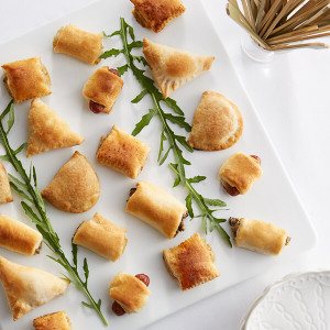 Hors d'Oeuvres 100 Assortment Sampler Pack- 6 Variety - 100/Case Hors d'Oeuvres 100 Assortment Sampler Pack- 6 Variety - 100/Case