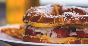 Giant Sliced Soft Bavarian Pretzel, 24 oz - includes 9 Giant Sliced Soft Bavarian Pretzel, 24 oz - includes 9