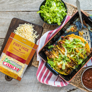 Cabot Fiery Jack Shredded Cheese - Hot! Cabot Fiery Jack Shredded Cheese - Hot!