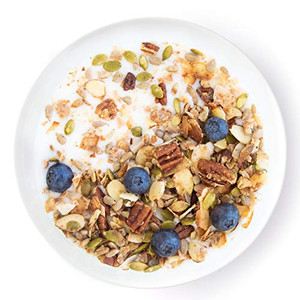 Keto Blueberry Nut Granola Healthy Breakfast Cereal Keto Blueberry Nut Granola Healthy Breakfast Cereal