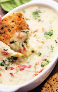 White Spinach Queso White Spinach Queso