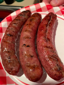Wagyu Beef Bacon Cheeseburger Brats - Case of 44 (BULK) Wagyu Beef Bacon Cheeseburger Brats - Case of 44 (BULK)