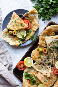 Mozzarella Cheese Turkish Stuffed Flatbread Mozzarella Cheese Turkish Stuffed Flatbread